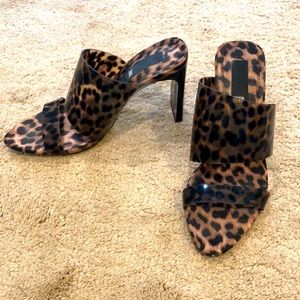 Zara 4” tortoise slides sz 37 or 6.5